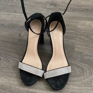 Black 5 inch heels